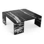 Livorno Marble Coffee Table in Black