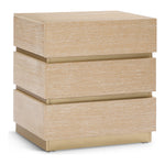 Zaylan Oak Veneer Nightstand in Natural