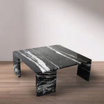 Livorno Marble Coffee Table in Black