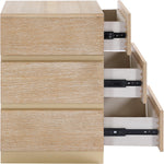 Zaylan Oak Veneer Nightstand in Natural