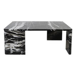 Livorno Marble Coffee Table in Black