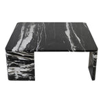 Livorno Marble Coffee Table in Black