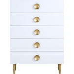 Zayne Wood Veneer Chest in White
