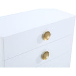 Zayne Wood Veneer Chest in White