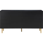 Zayne Wood Veneer Dresser in Black