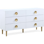 Zayne Wood Veneer Dresser in White