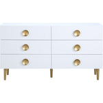 Zayne Wood Veneer Dresser in White