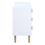 Zayne Wood Veneer Dresser in White
