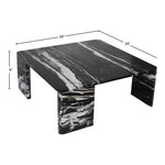 Livorno Marble Coffee Table in Black