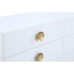 Zayne Wood Veneer Dresser in White