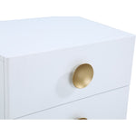 Zayne Wood Veneer Nightstand in White