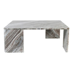 Livorno Marble Coffee Table in Brown