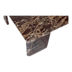 Livorno Marble Coffee Table in Burgundy