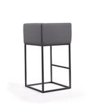 Embassy Metal Upholstered Barstool in Gray
