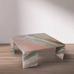 Livorno Marble Coffee Table in Pink
