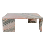 Livorno Marble Coffee Table in Pink
