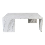 Livorno Marble Coffee Table in White