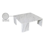 Livorno Marble Coffee Table in White