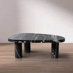 Messina Marble Coffee Table in Black