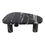 Messina Marble Coffee Table in Black
