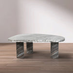 Messina Marble Coffee Table in Brown