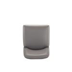 Serena Metal Upholstered Barstool in Taupe
