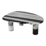 Messina Marble Coffee Table in Panda