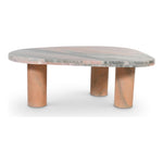 Messina Marble Coffee Table in Pink