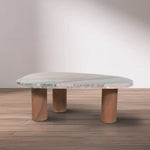 Messina Marble Coffee Table in Pink