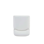 Serena Metal Upholstered Barstool in White