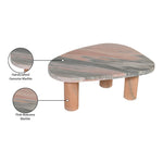 Messina Marble Coffee Table in Pink
