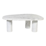 Messina Marble Coffee Table in White