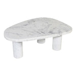 Messina Marble Coffee Table in White
