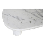 Messina Marble Coffee Table in White