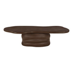 Branna Concrete Indoor/Outdoor Coffee Table in Brown