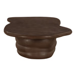 Branna Concrete Indoor/Outdoor Coffee Table in Brown