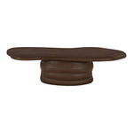 Branna Concrete Indoor/Outdoor Coffee Table in Brown