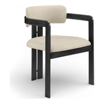 Aurum Vegan Leather Upholstered Dining Chair in Beige