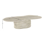 Branna Concrete Indoor/Outdoor Coffee Table in Beige