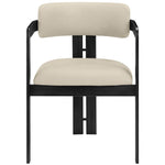 Aurum Vegan Leather Upholstered Dining Chair in Beige