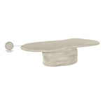 Branna Concrete Indoor/Outdoor Coffee Table in Beige
