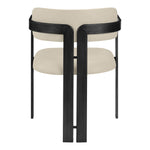 Aurum Vegan Leather Upholstered Dining Chair in Beige