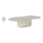 Branna Concrete Indoor/Outdoor Coffee Table in Taupe