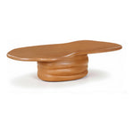 Branna Concrete Indoor/Outdoor Coffee Table in Terracotta