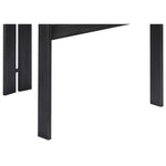 Aurum Vegan Leather Upholstered Dining Chair in Black