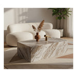 Bolzano Marble Coffee Table in Brown