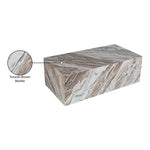 Bolzano Marble Coffee Table in Brown