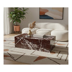 Bolzano Marble Coffee Table in Red