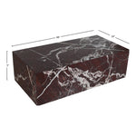 Bolzano Marble Coffee Table in Red