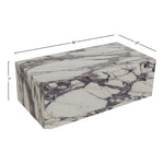 Bolzano Marble Coffee Table in White